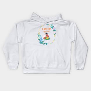 Happy Egg Hunt! Kids Hoodie